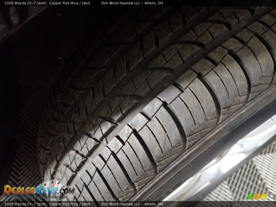 2008 Mazda CX-7 Sport Copper Red Mica / Sand Photo #28