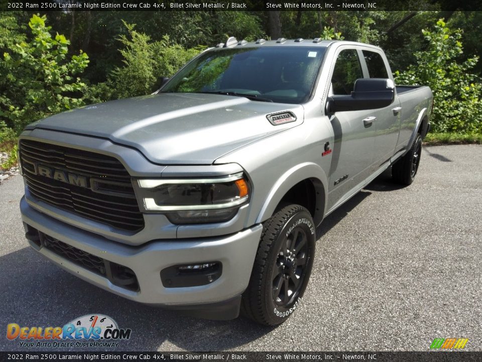 2022 Ram 2500 Laramie Night Edition Crew Cab 4x4 Billet Silver Metallic / Black Photo #2