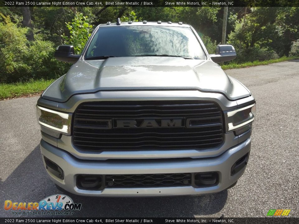 2022 Ram 2500 Laramie Night Edition Crew Cab 4x4 Billet Silver Metallic / Black Photo #3