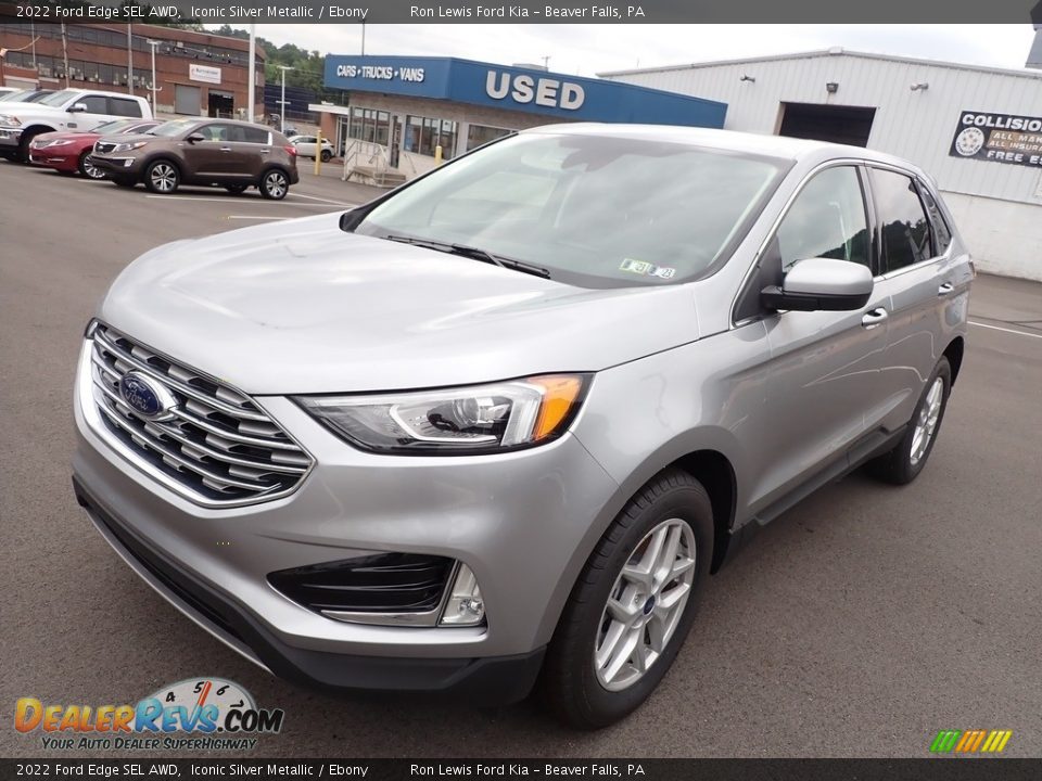 2022 Ford Edge SEL AWD Iconic Silver Metallic / Ebony Photo #4