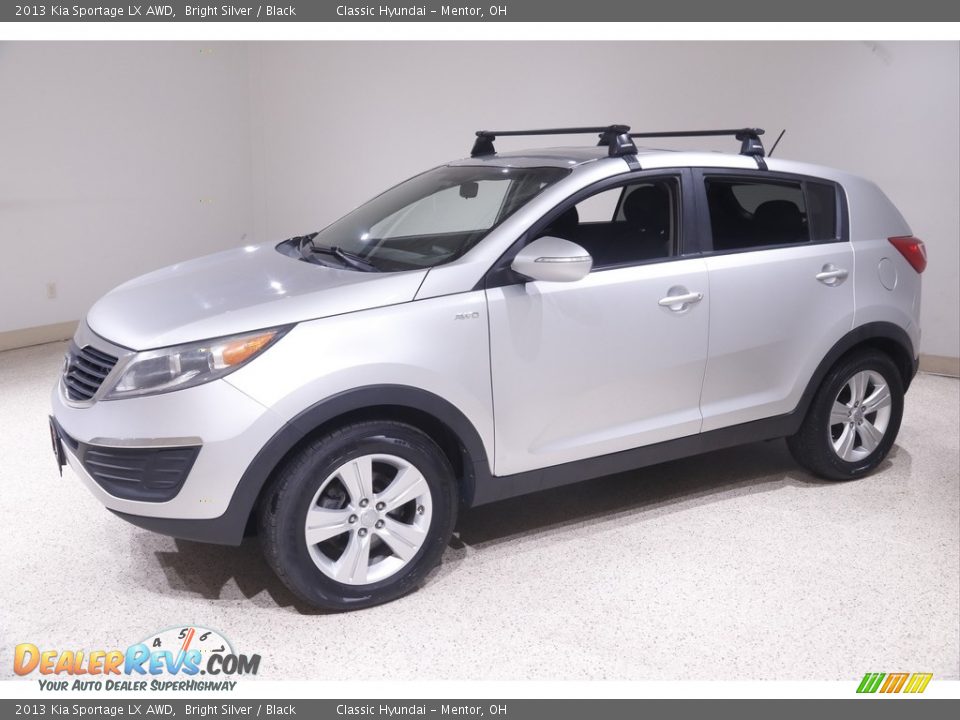 2013 Kia Sportage LX AWD Bright Silver / Black Photo #3