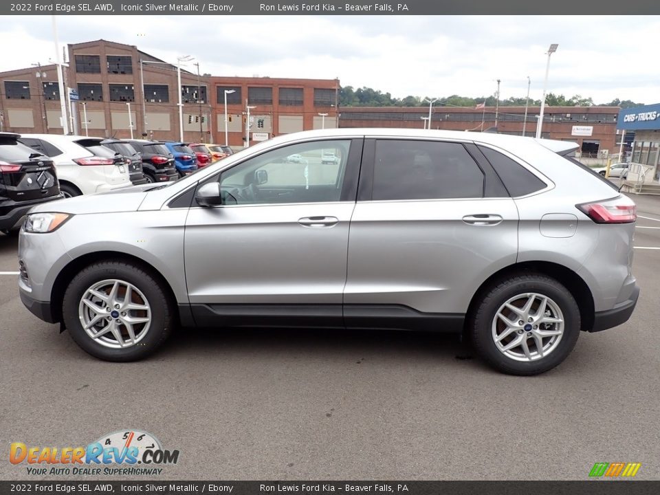Iconic Silver Metallic 2022 Ford Edge SEL AWD Photo #5