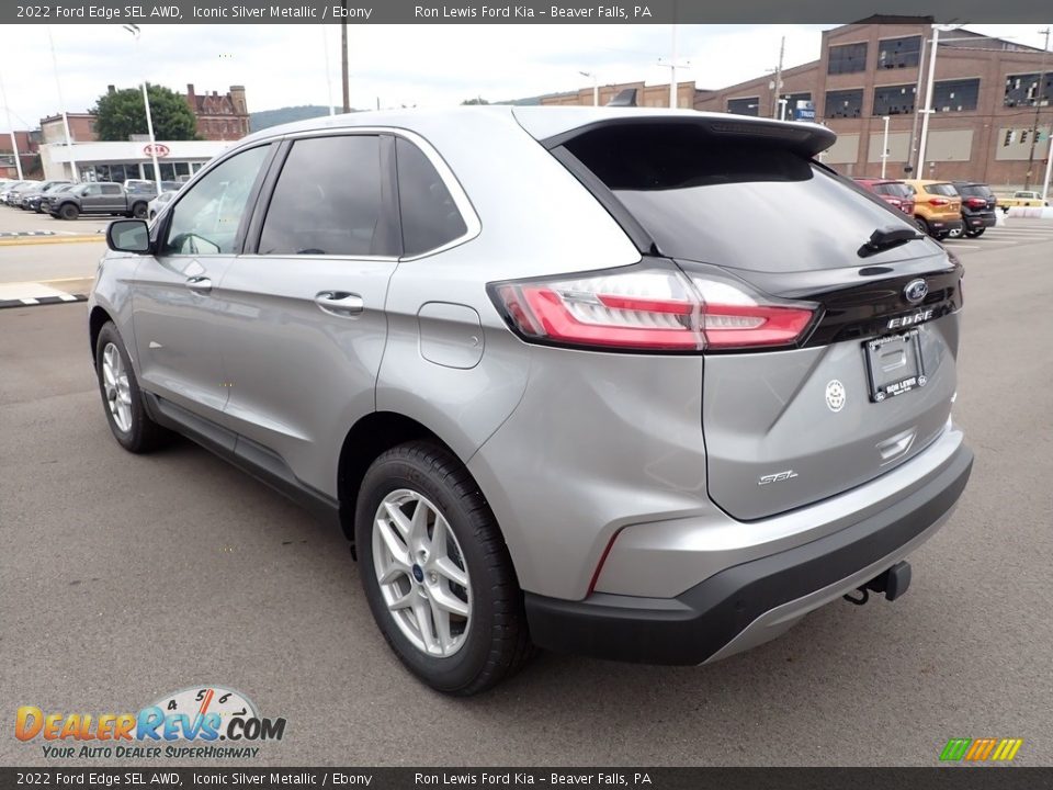 2022 Ford Edge SEL AWD Iconic Silver Metallic / Ebony Photo #6