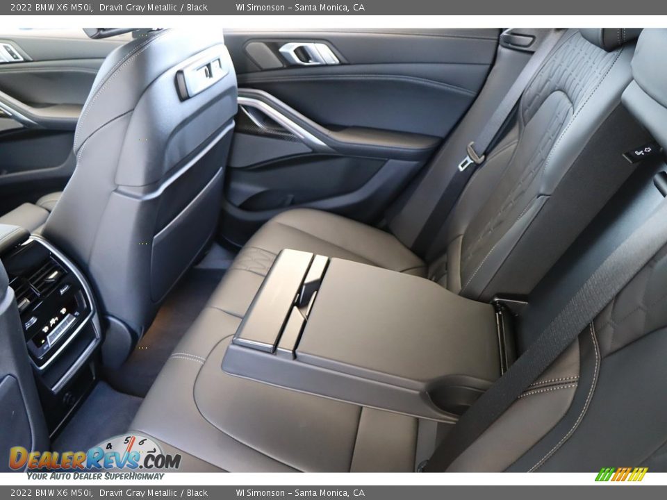 Rear Seat of 2022 BMW X6 M50i Photo #15