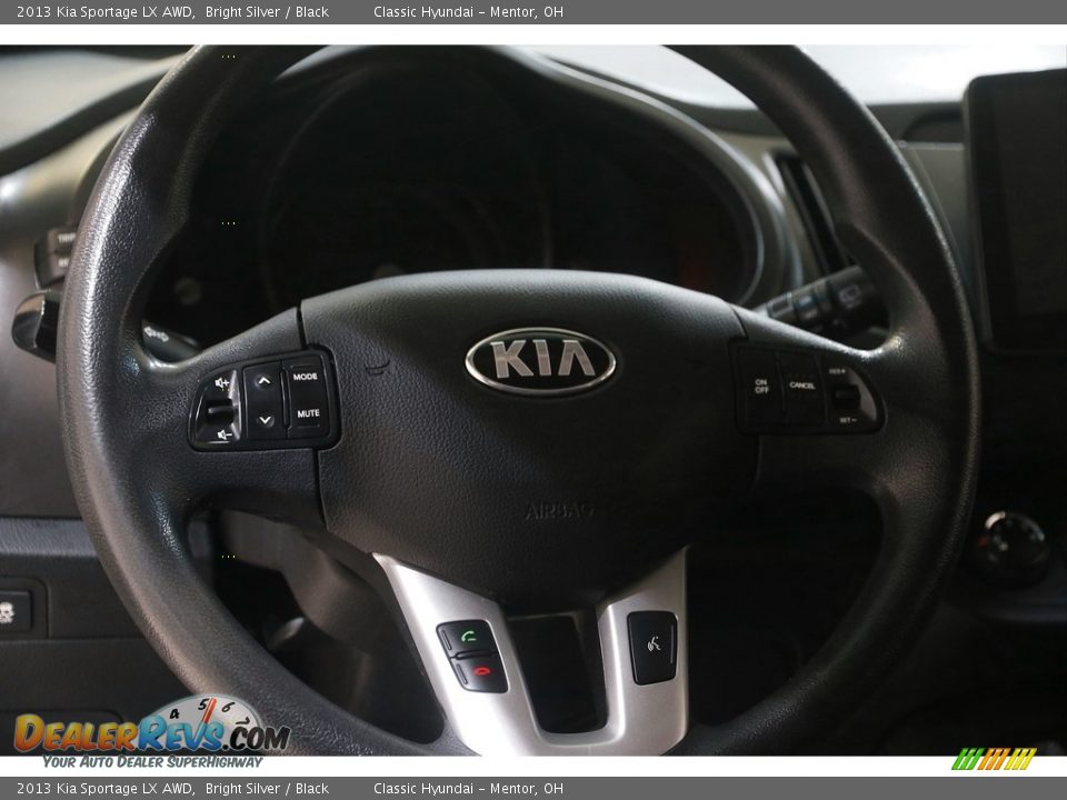 2013 Kia Sportage LX AWD Bright Silver / Black Photo #7