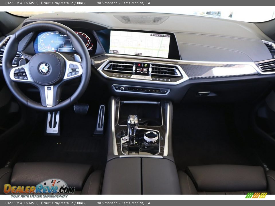 Dashboard of 2022 BMW X6 M50i Photo #16