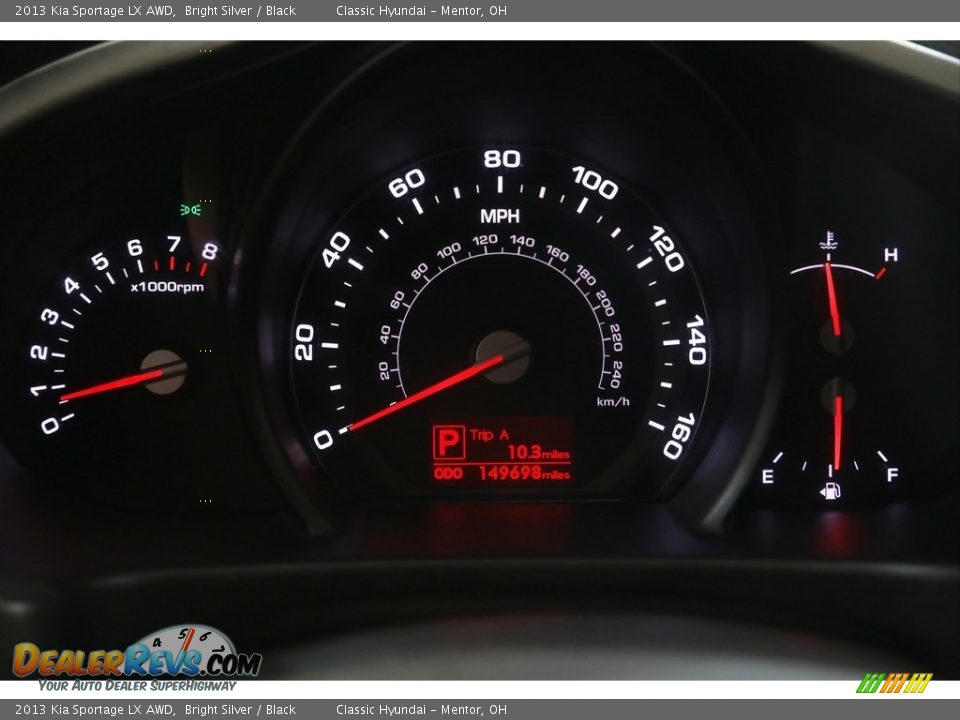 2013 Kia Sportage LX AWD Bright Silver / Black Photo #8