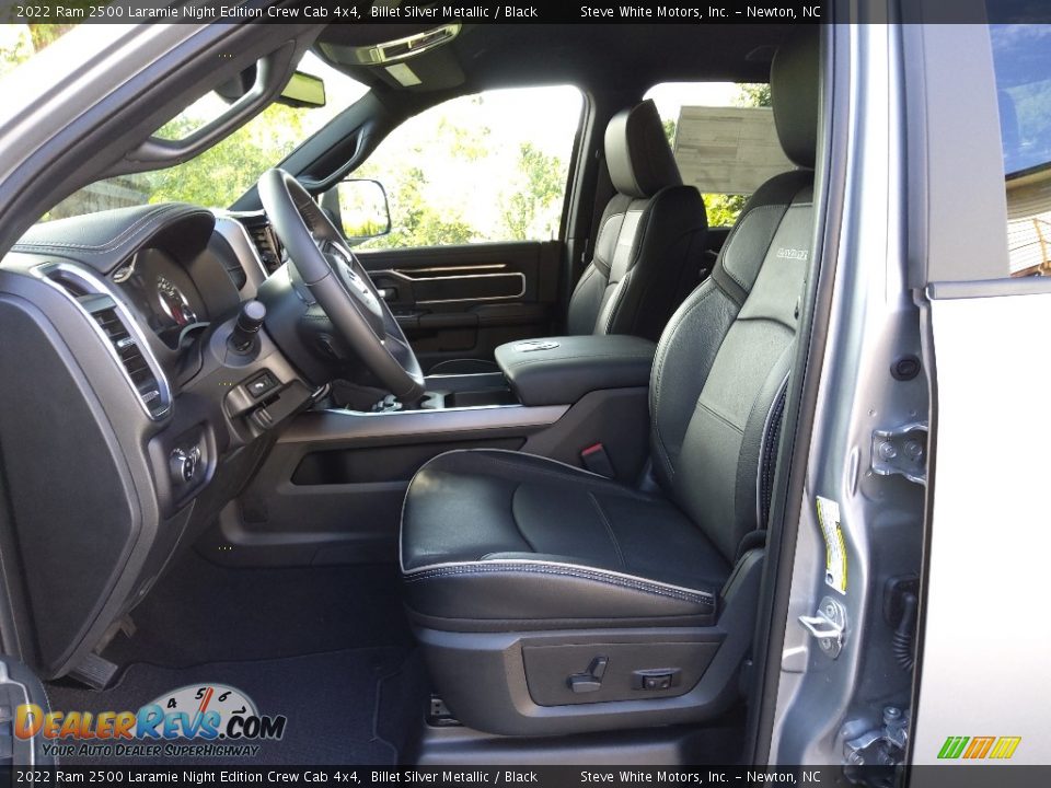 Front Seat of 2022 Ram 2500 Laramie Night Edition Crew Cab 4x4 Photo #11