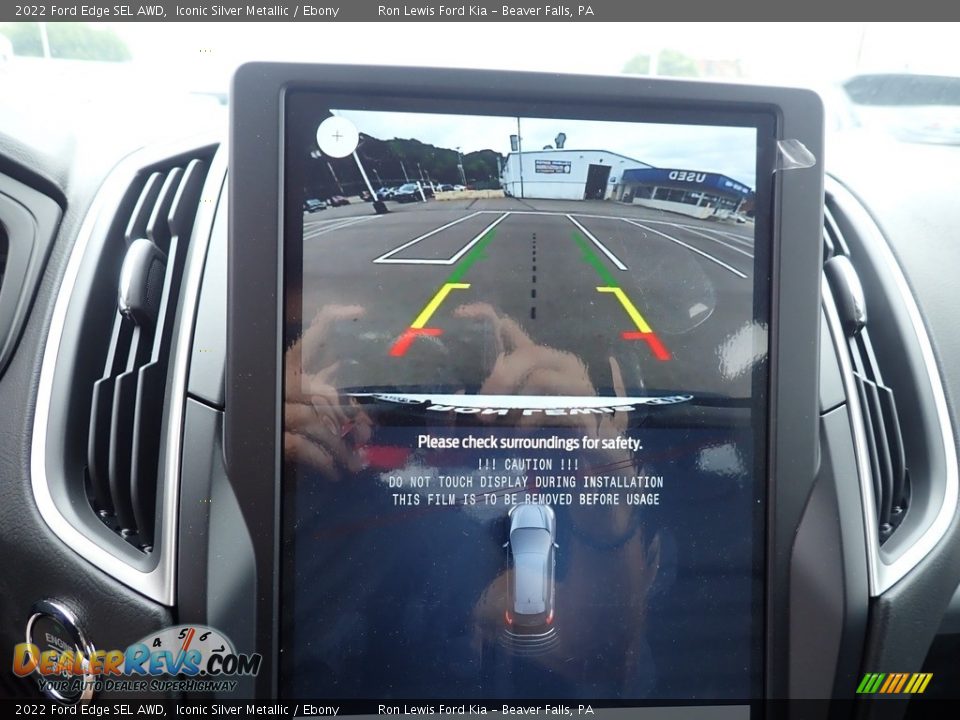 2022 Ford Edge SEL AWD Iconic Silver Metallic / Ebony Photo #18