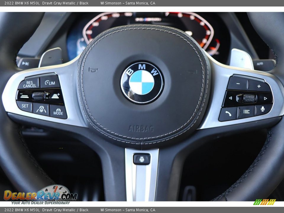 2022 BMW X6 M50i Steering Wheel Photo #26