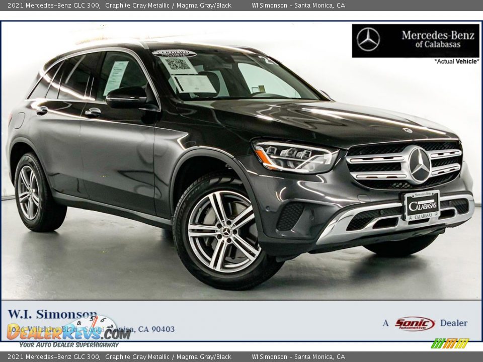 2021 Mercedes-Benz GLC 300 Graphite Gray Metallic / Magma Gray/Black Photo #1