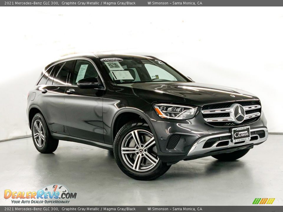 2021 Mercedes-Benz GLC 300 Graphite Gray Metallic / Magma Gray/Black Photo #2