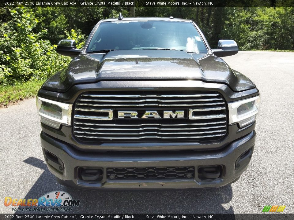 2022 Ram 2500 Laramie Crew Cab 4x4 Granite Crystal Metallic / Black Photo #3