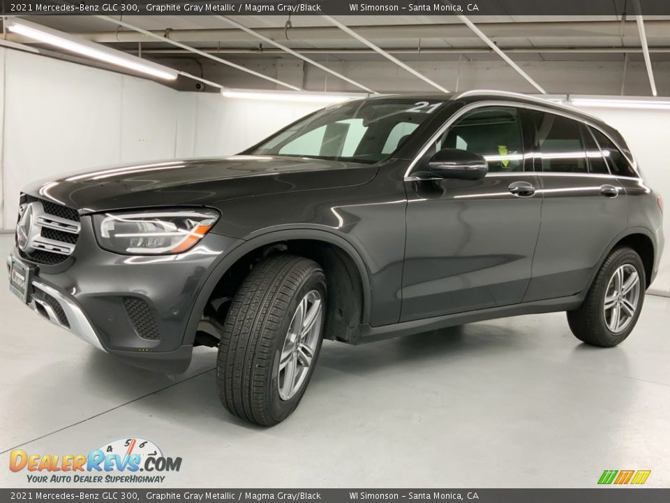 2021 Mercedes-Benz GLC 300 Graphite Gray Metallic / Magma Gray/Black Photo #14