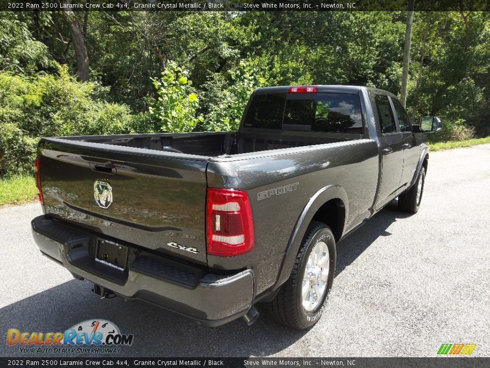 2022 Ram 2500 Laramie Crew Cab 4x4 Granite Crystal Metallic / Black Photo #6