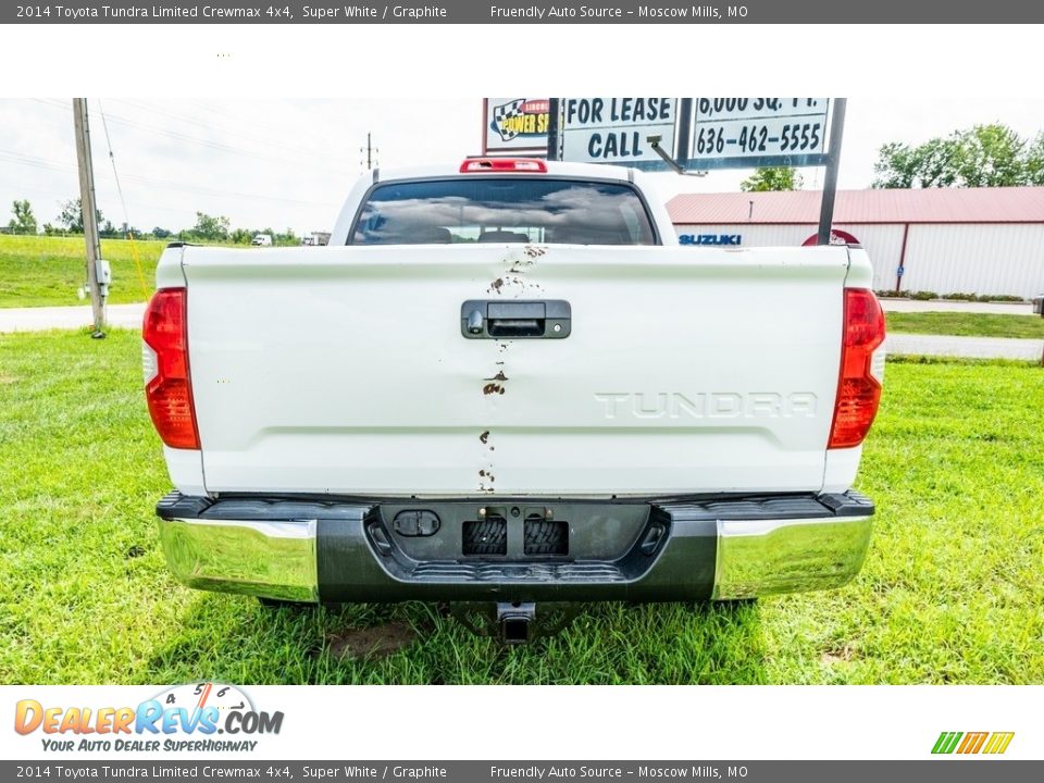 2014 Toyota Tundra Limited Crewmax 4x4 Super White / Graphite Photo #5