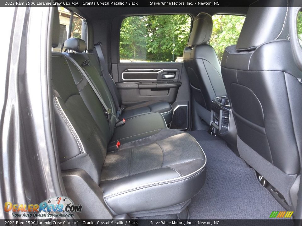 Rear Seat of 2022 Ram 2500 Laramie Crew Cab 4x4 Photo #17