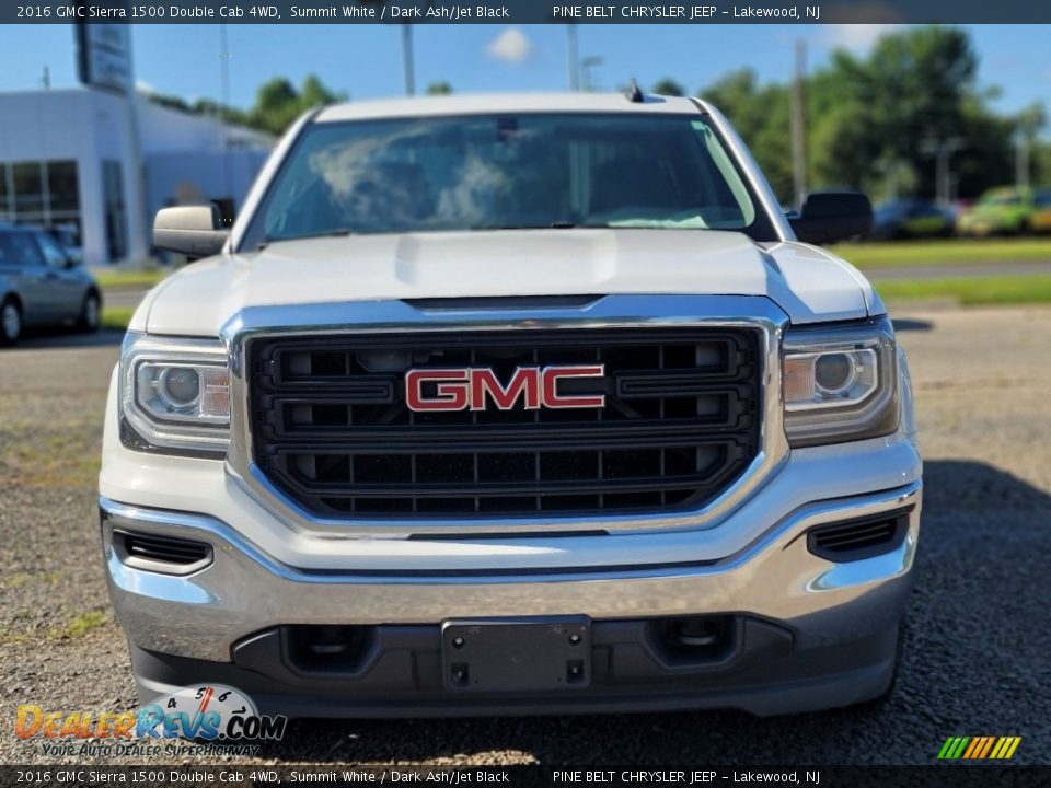 2016 GMC Sierra 1500 Double Cab 4WD Summit White / Dark Ash/Jet Black Photo #2