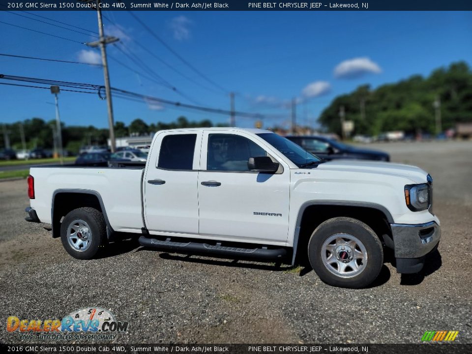 2016 GMC Sierra 1500 Double Cab 4WD Summit White / Dark Ash/Jet Black Photo #5