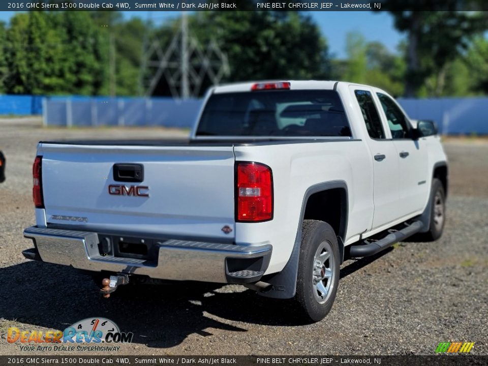 2016 GMC Sierra 1500 Double Cab 4WD Summit White / Dark Ash/Jet Black Photo #6