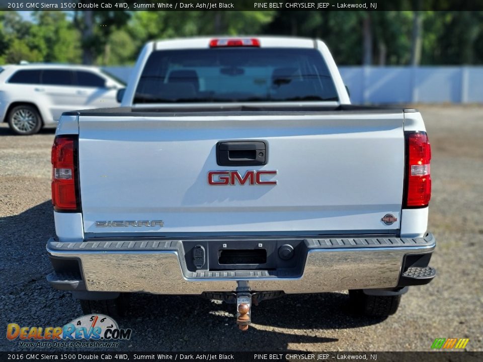 2016 GMC Sierra 1500 Double Cab 4WD Summit White / Dark Ash/Jet Black Photo #7