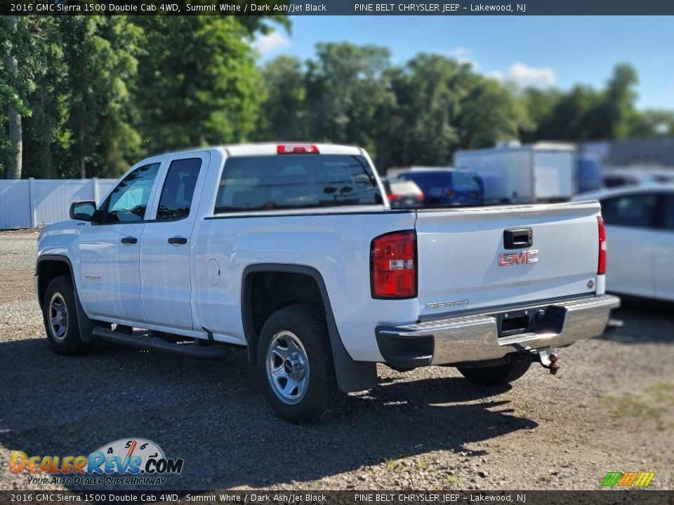 2016 GMC Sierra 1500 Double Cab 4WD Summit White / Dark Ash/Jet Black Photo #8