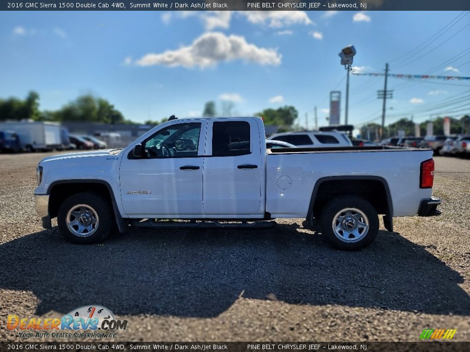 2016 GMC Sierra 1500 Double Cab 4WD Summit White / Dark Ash/Jet Black Photo #9