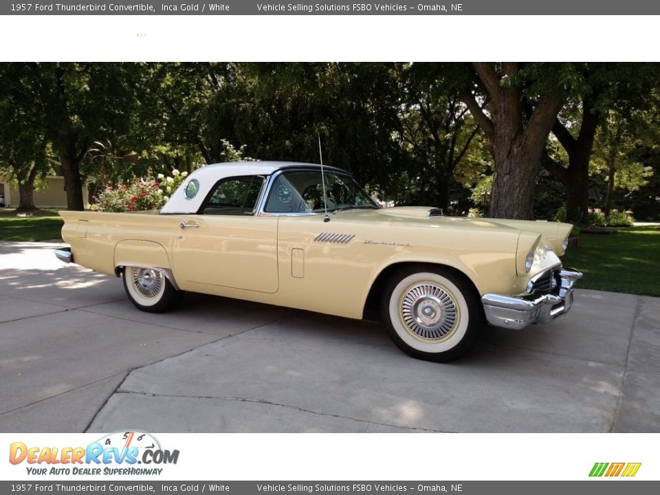 Inca Gold 1957 Ford Thunderbird Convertible Photo #2