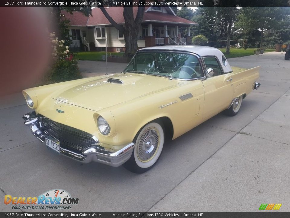 Inca Gold 1957 Ford Thunderbird Convertible Photo #3