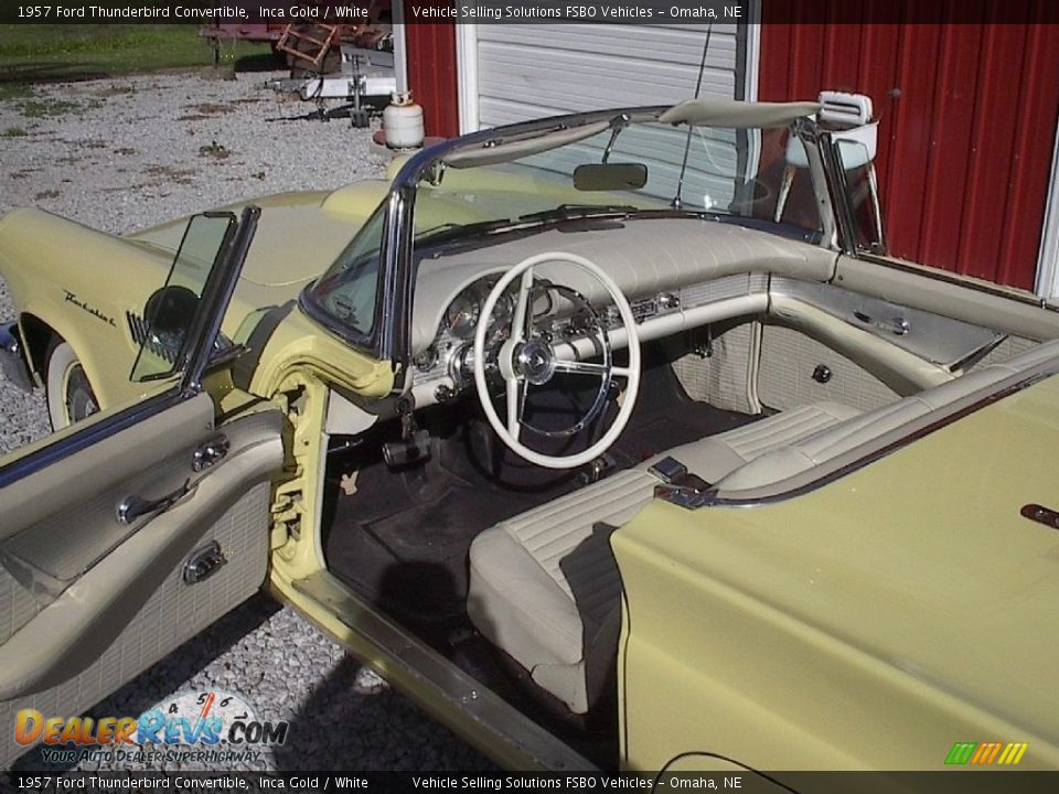 Front Seat of 1957 Ford Thunderbird Convertible Photo #9