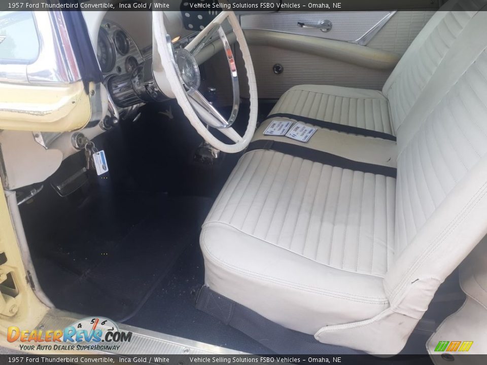 Front Seat of 1957 Ford Thunderbird Convertible Photo #11