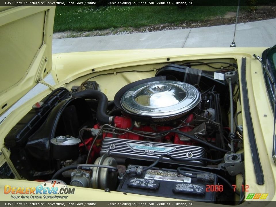 1957 Ford Thunderbird Convertible 312 cid V8 Engine Photo #18