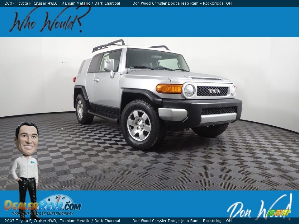 2007 Toyota FJ Cruiser 4WD Titanium Metallic / Dark Charcoal Photo #1