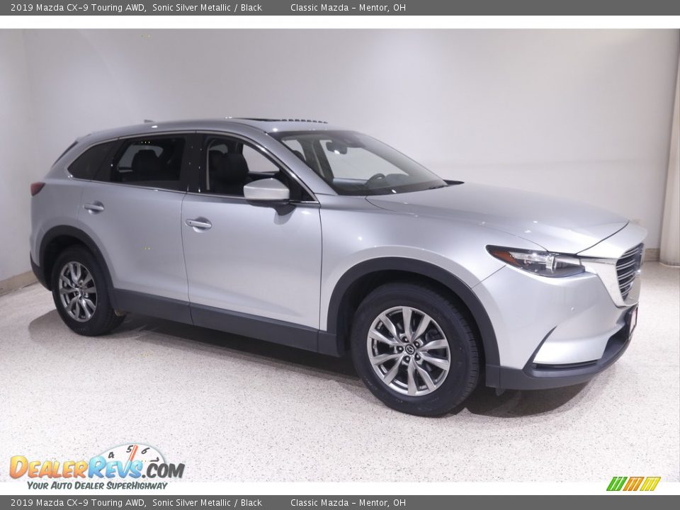 2019 Mazda CX-9 Touring AWD Sonic Silver Metallic / Black Photo #1
