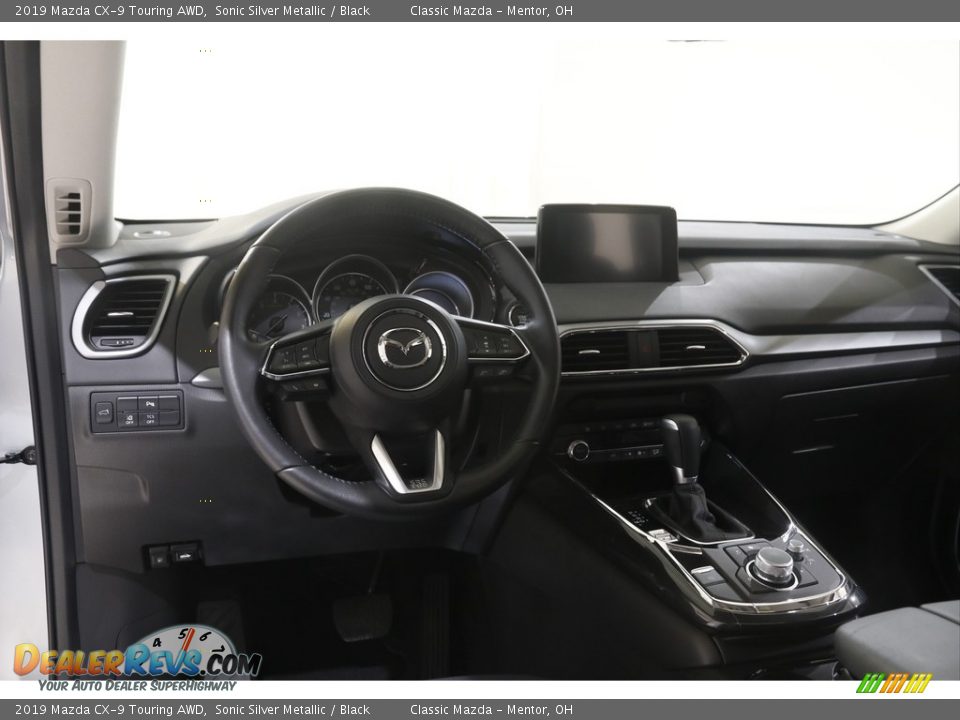 2019 Mazda CX-9 Touring AWD Sonic Silver Metallic / Black Photo #6