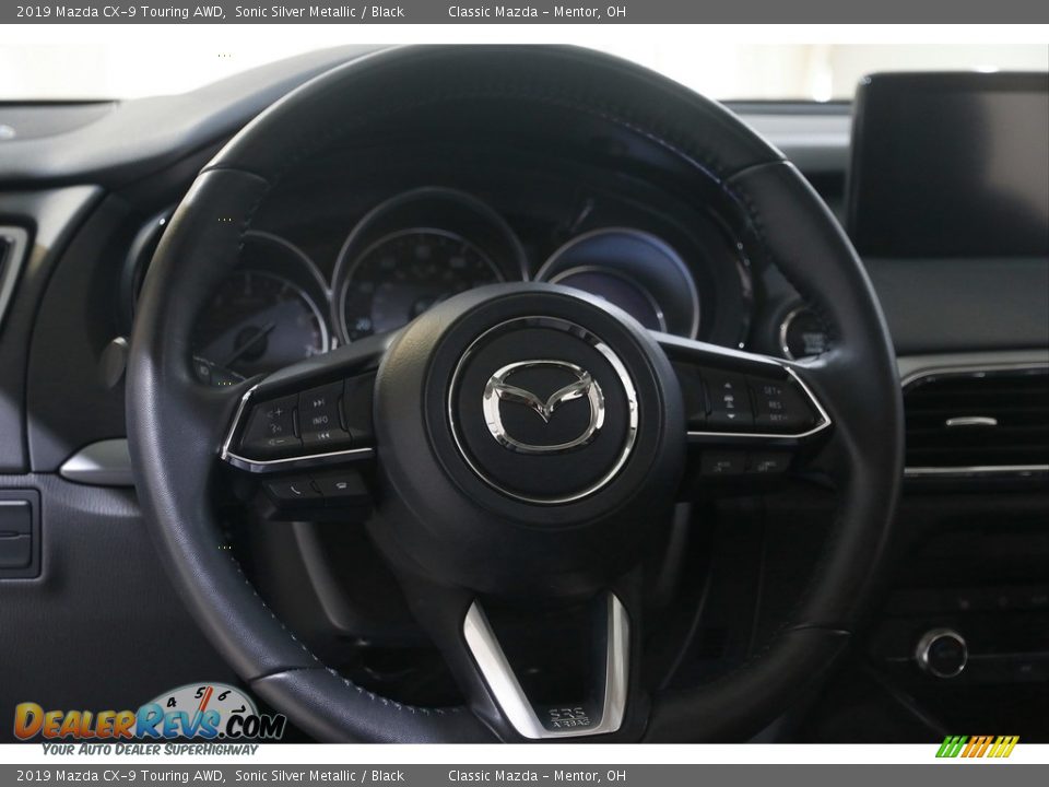 2019 Mazda CX-9 Touring AWD Sonic Silver Metallic / Black Photo #7
