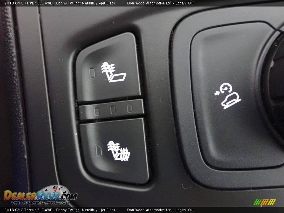 2018 GMC Terrain SLE AWD Ebony Twilight Metallic / ­Jet Black Photo #4