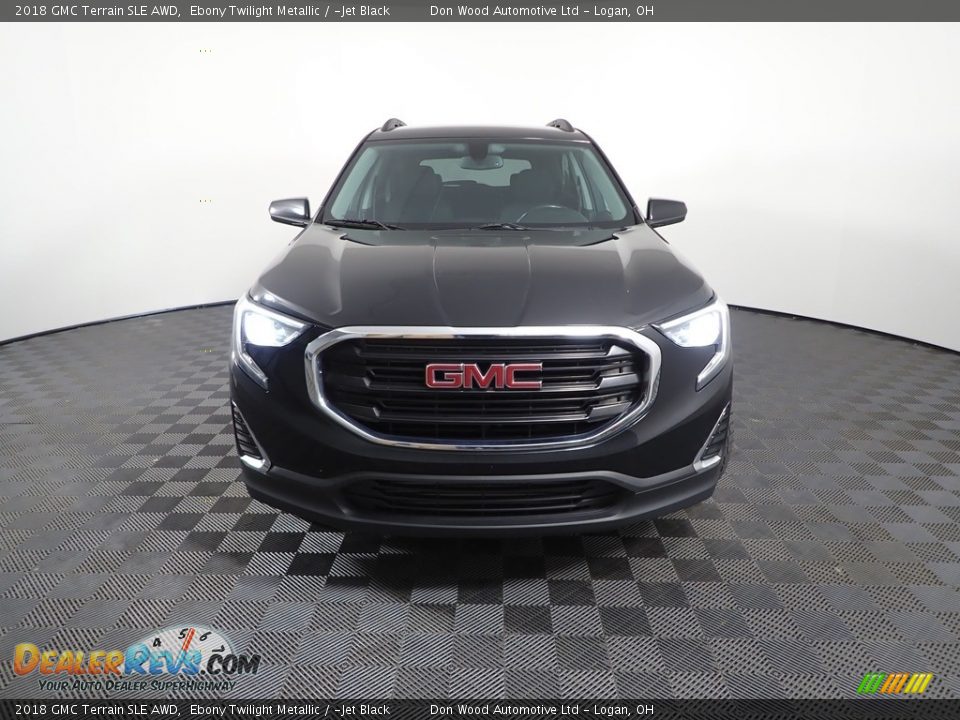 2018 GMC Terrain SLE AWD Ebony Twilight Metallic / ­Jet Black Photo #5