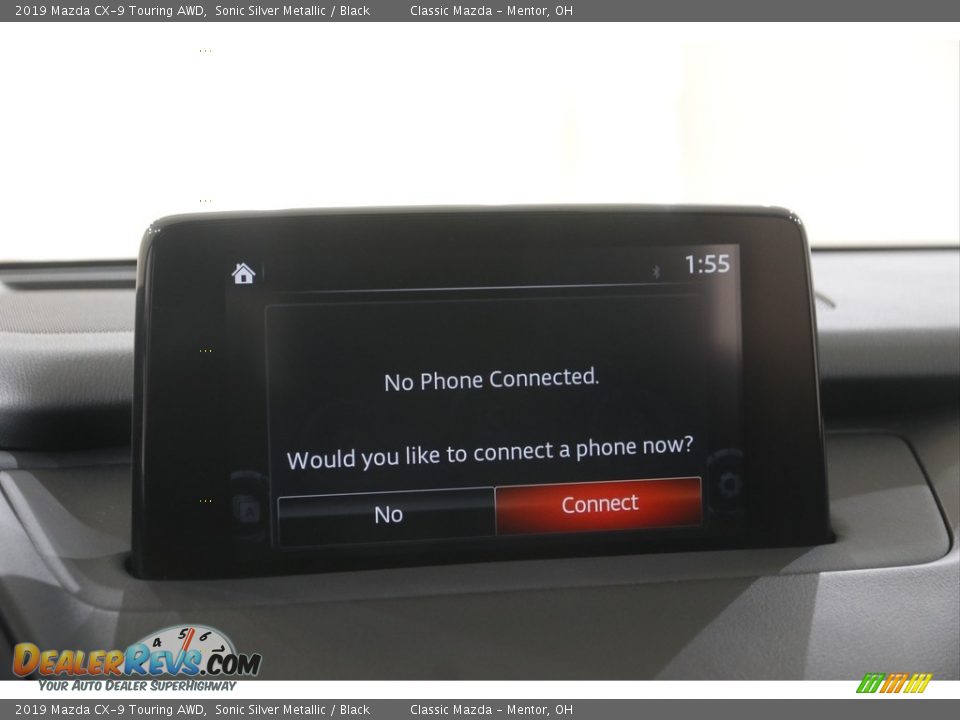 2019 Mazda CX-9 Touring AWD Sonic Silver Metallic / Black Photo #11