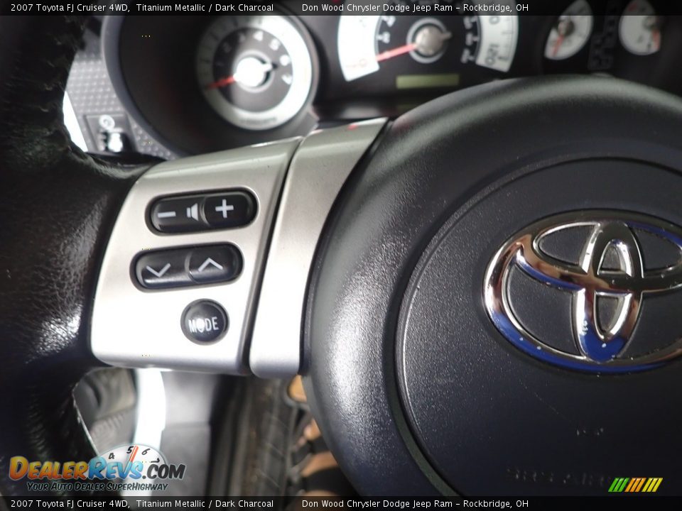 2007 Toyota FJ Cruiser 4WD Titanium Metallic / Dark Charcoal Photo #14