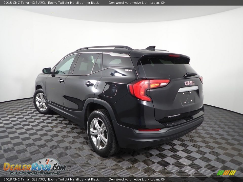 2018 GMC Terrain SLE AWD Ebony Twilight Metallic / ­Jet Black Photo #7