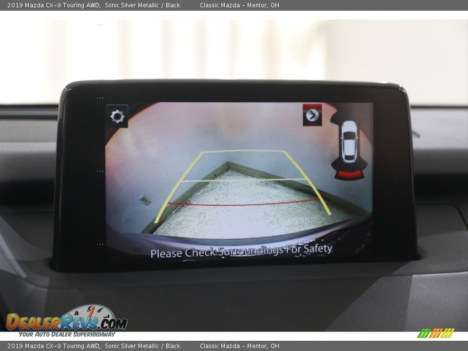 2019 Mazda CX-9 Touring AWD Sonic Silver Metallic / Black Photo #13