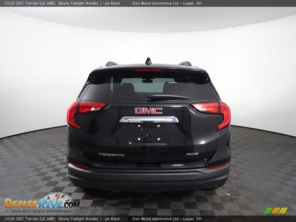 2018 GMC Terrain SLE AWD Ebony Twilight Metallic / ­Jet Black Photo #8