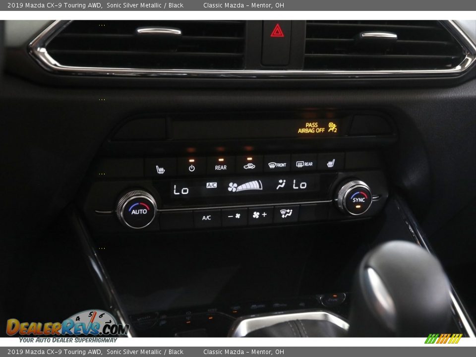 2019 Mazda CX-9 Touring AWD Sonic Silver Metallic / Black Photo #14