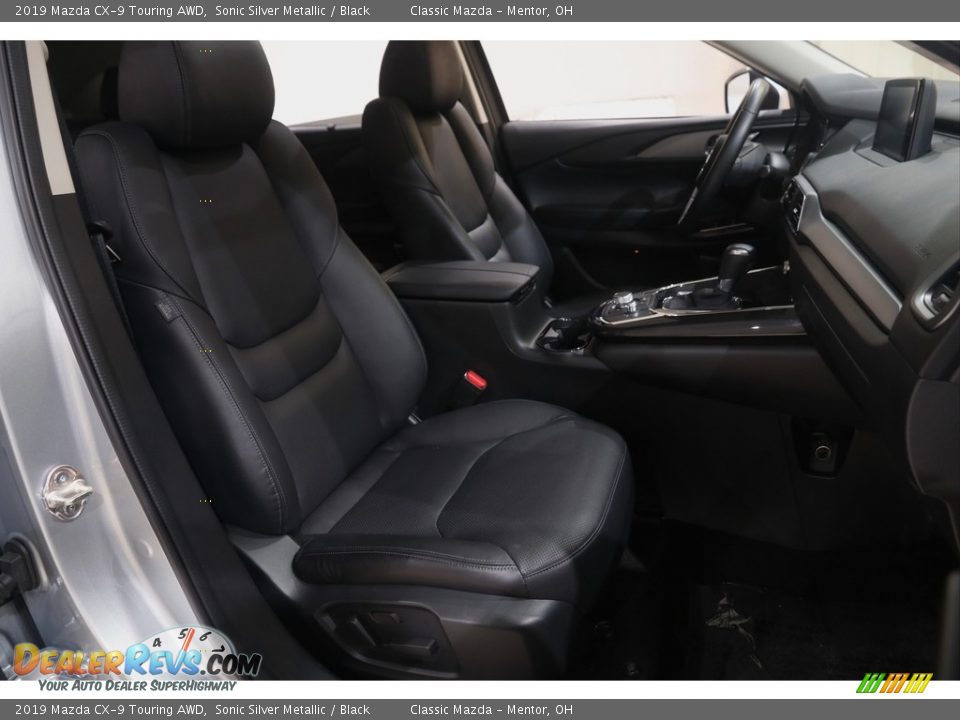 2019 Mazda CX-9 Touring AWD Sonic Silver Metallic / Black Photo #16