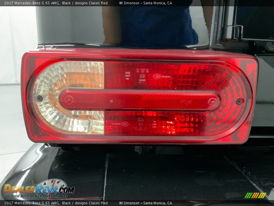 2017 Mercedes-Benz G 63 AMG Black / designo Classic Red Photo #12