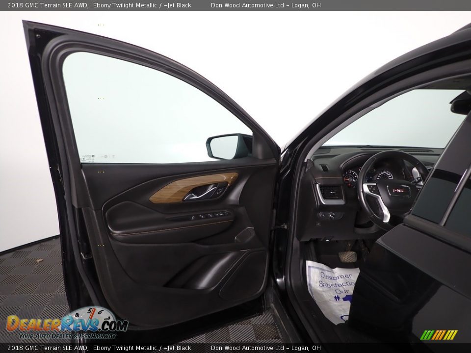 2018 GMC Terrain SLE AWD Ebony Twilight Metallic / ­Jet Black Photo #12