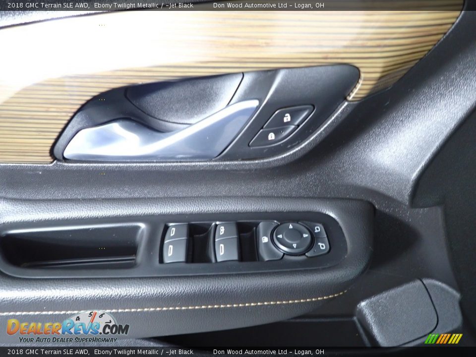 2018 GMC Terrain SLE AWD Ebony Twilight Metallic / ­Jet Black Photo #13