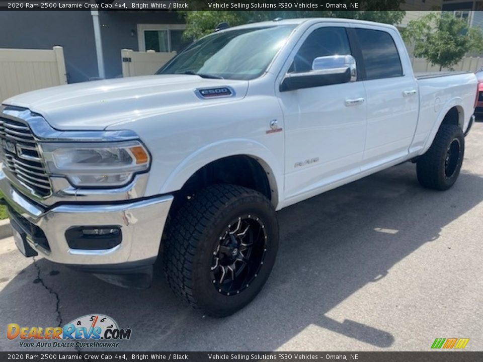 2020 Ram 2500 Laramie Crew Cab 4x4 Bright White / Black Photo #11