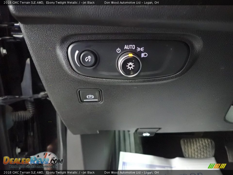 2018 GMC Terrain SLE AWD Ebony Twilight Metallic / ­Jet Black Photo #16